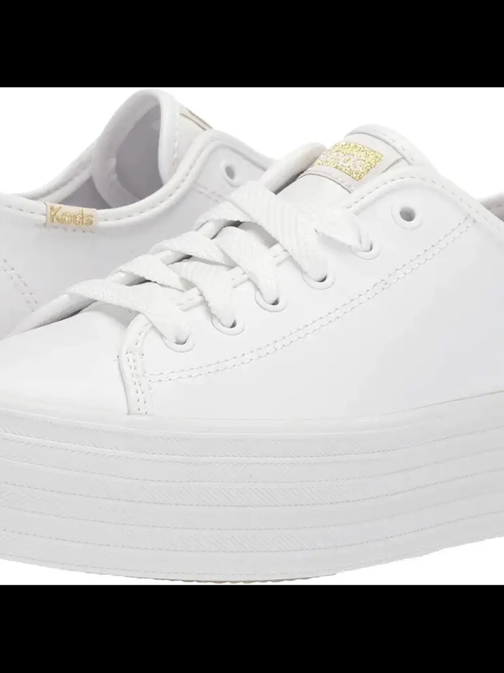 Keds White Platform Sneakers - Triple Stack Sole